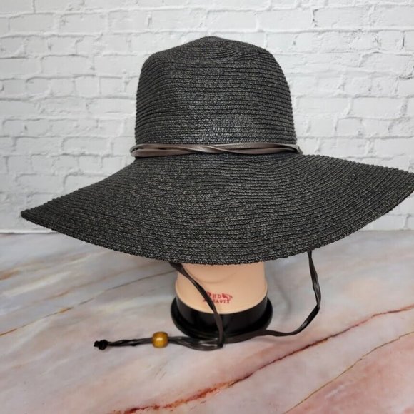 Peter Grimm Accessories Peter Grimm Coralia Resort Sun Hat Black